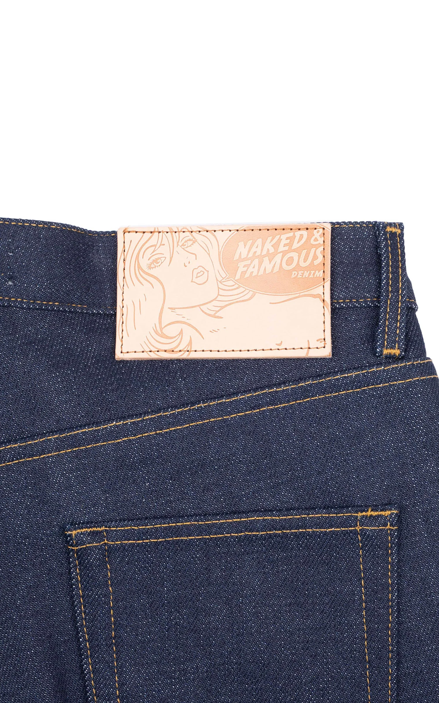 Naked & Famous Denim Weird Guy Elephant 14 - Dirty Elephant Selvedge Indigo 20oz - Image 10