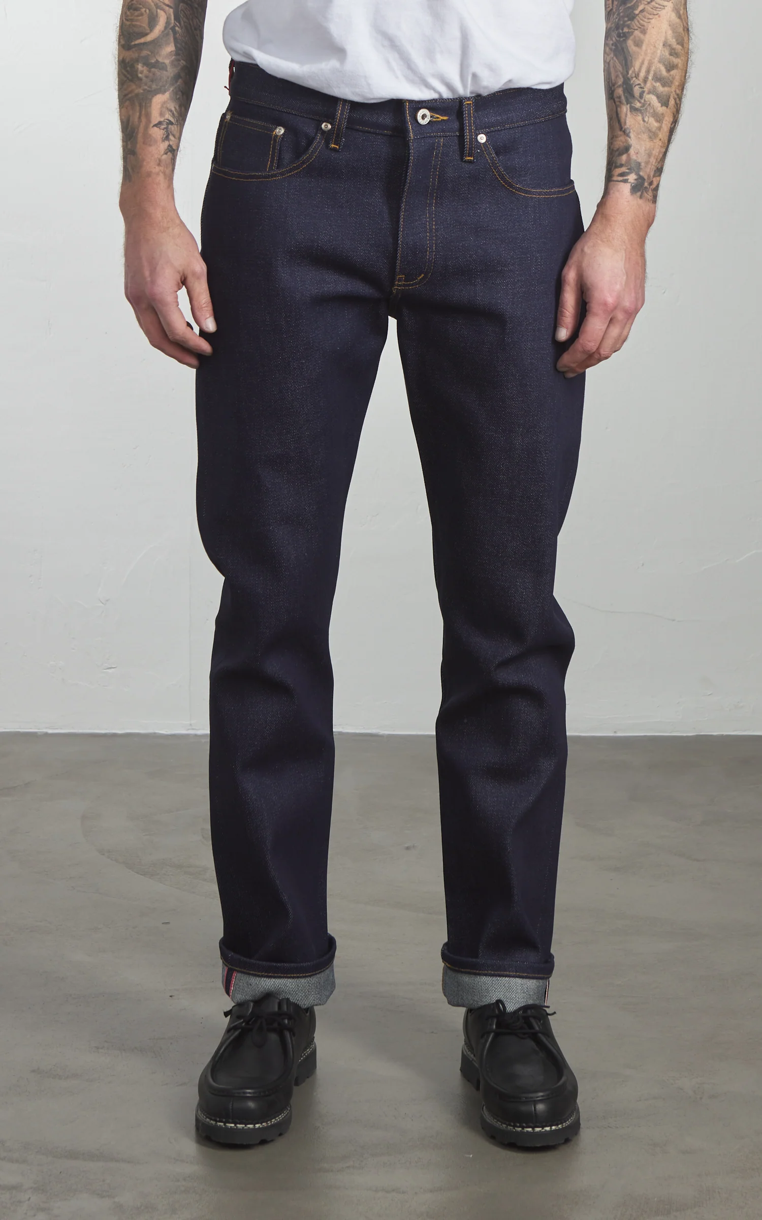 Naked & Famous Denim Weird Guy Elephant 14 - Dirty Elephant Selvedge Indigo 20oz - Image 2