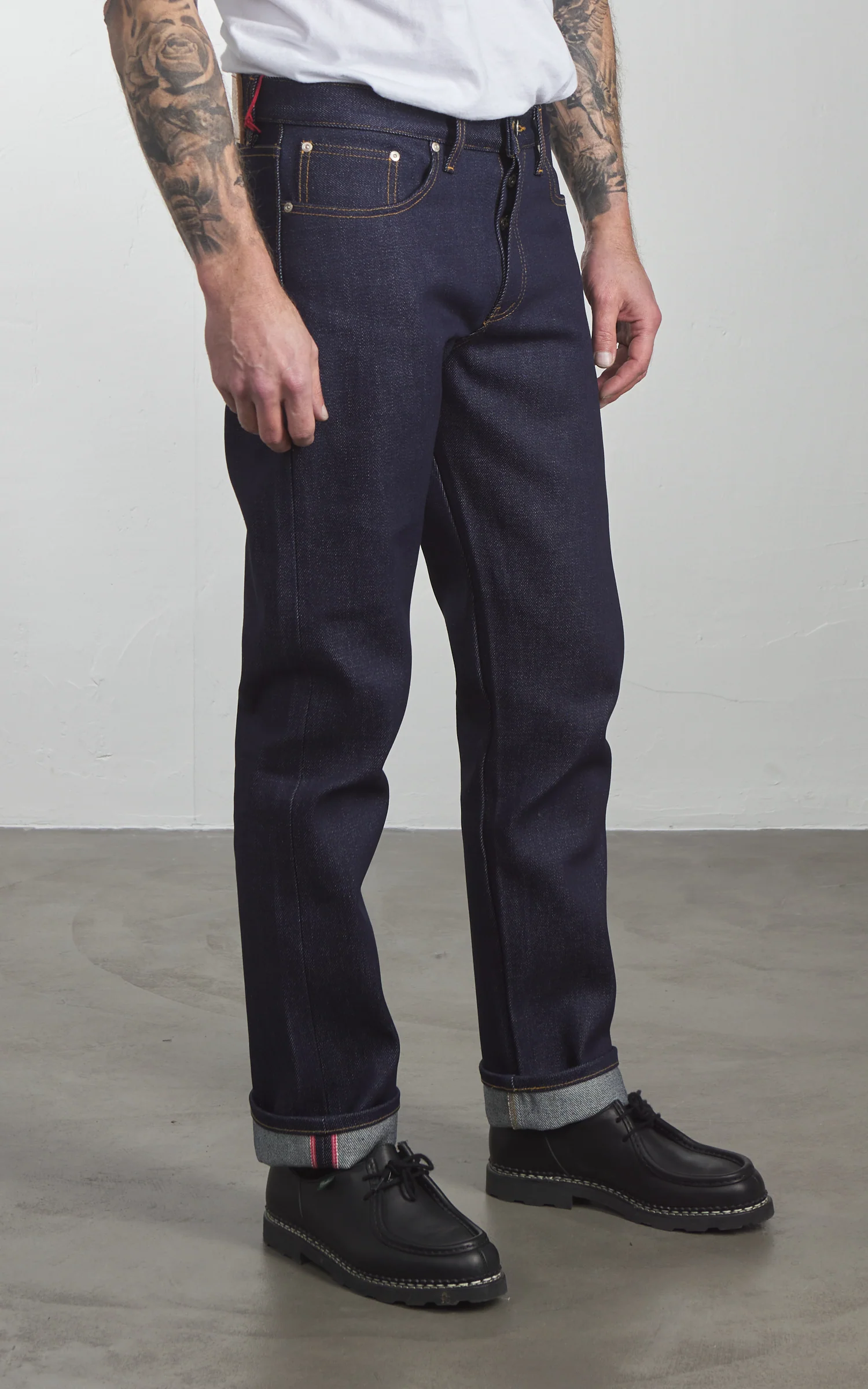 Naked & Famous Denim Weird Guy Elephant 14 - Dirty Elephant Selvedge Indigo 20oz - Image 4
