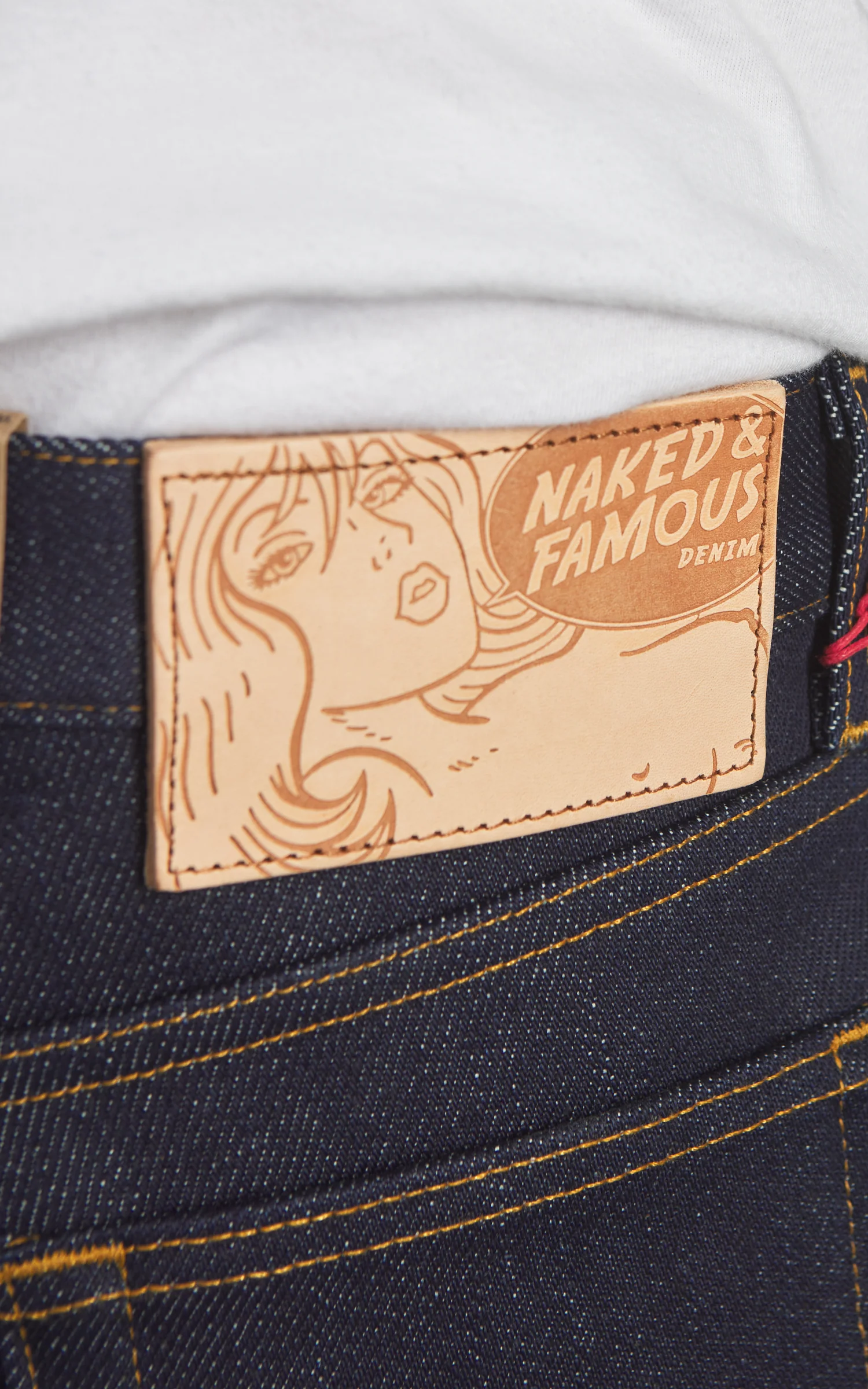 Naked & Famous Denim Weird Guy Elephant 14 - Dirty Elephant Selvedge Indigo 20oz - Image 8