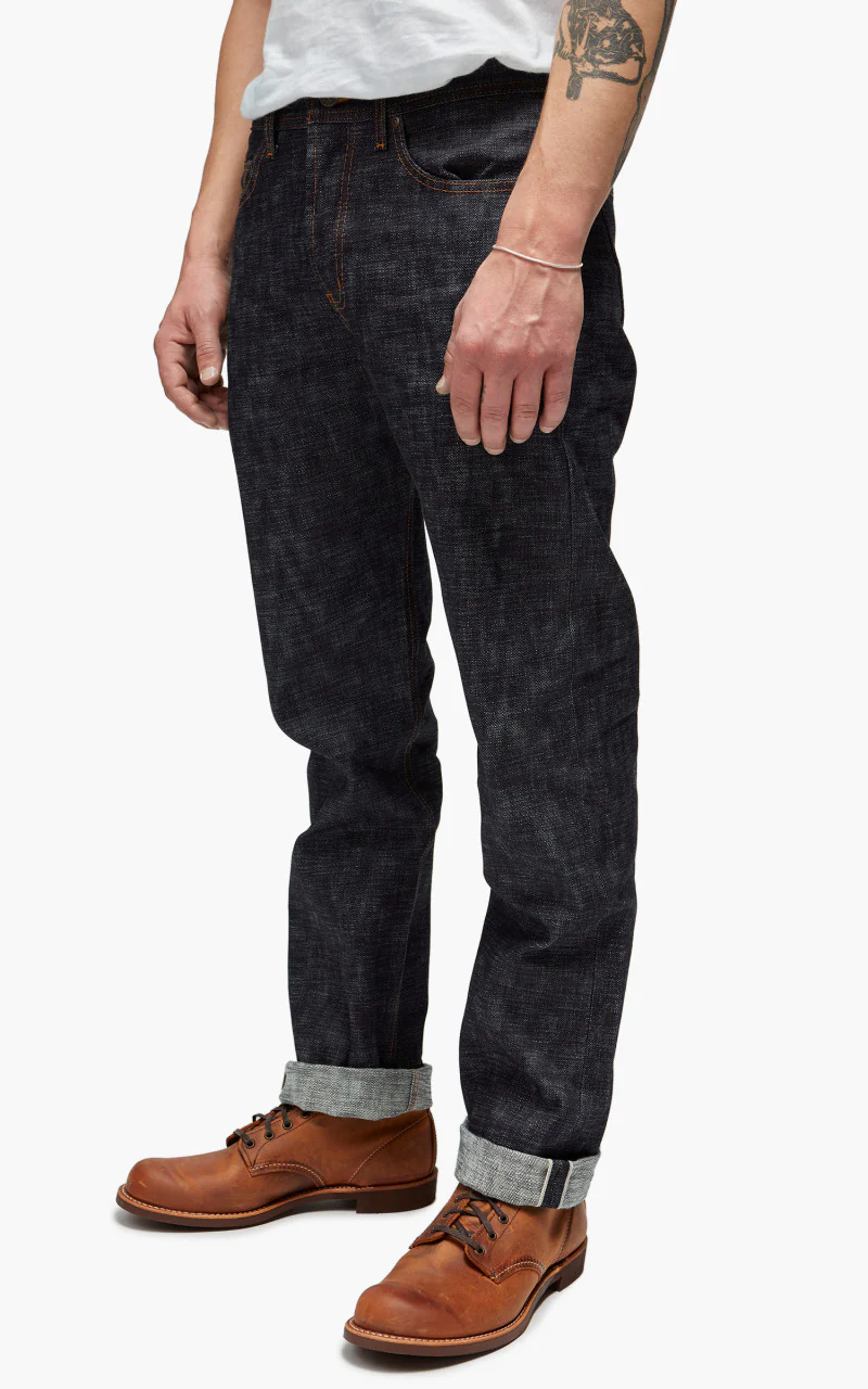 Naked & Famous Denim Weird Guy Fire Bird Selvedge - Image 4