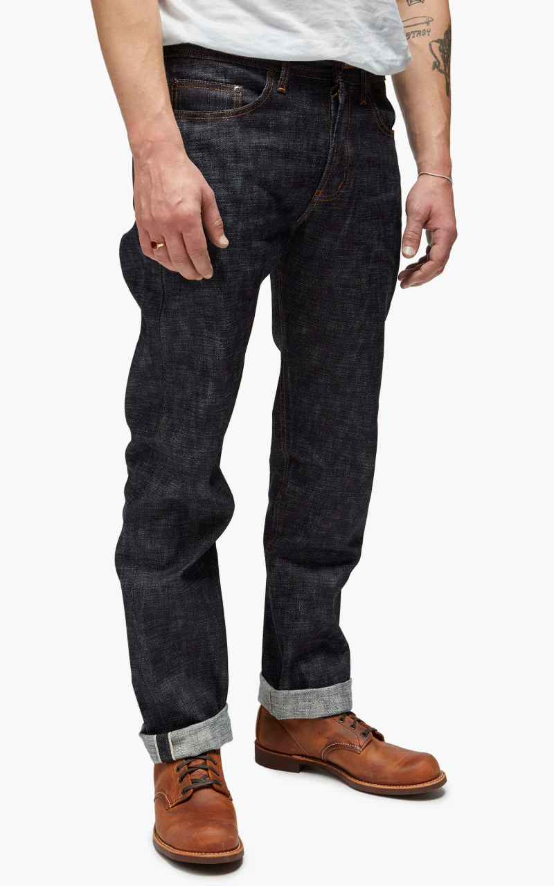 Naked & Famous Denim Weird Guy Fire Bird Selvedge - Image 5