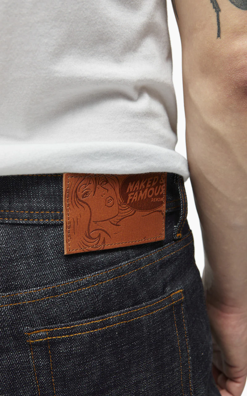 Naked & Famous Denim Weird Guy Fire Bird Selvedge - Image 7
