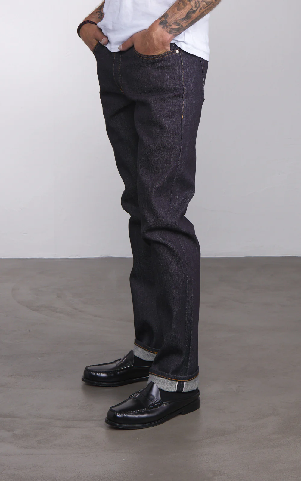 Naked & Famous Denim Weird Guy Gateway Selvedge Indigo 14.3oz - Image 4