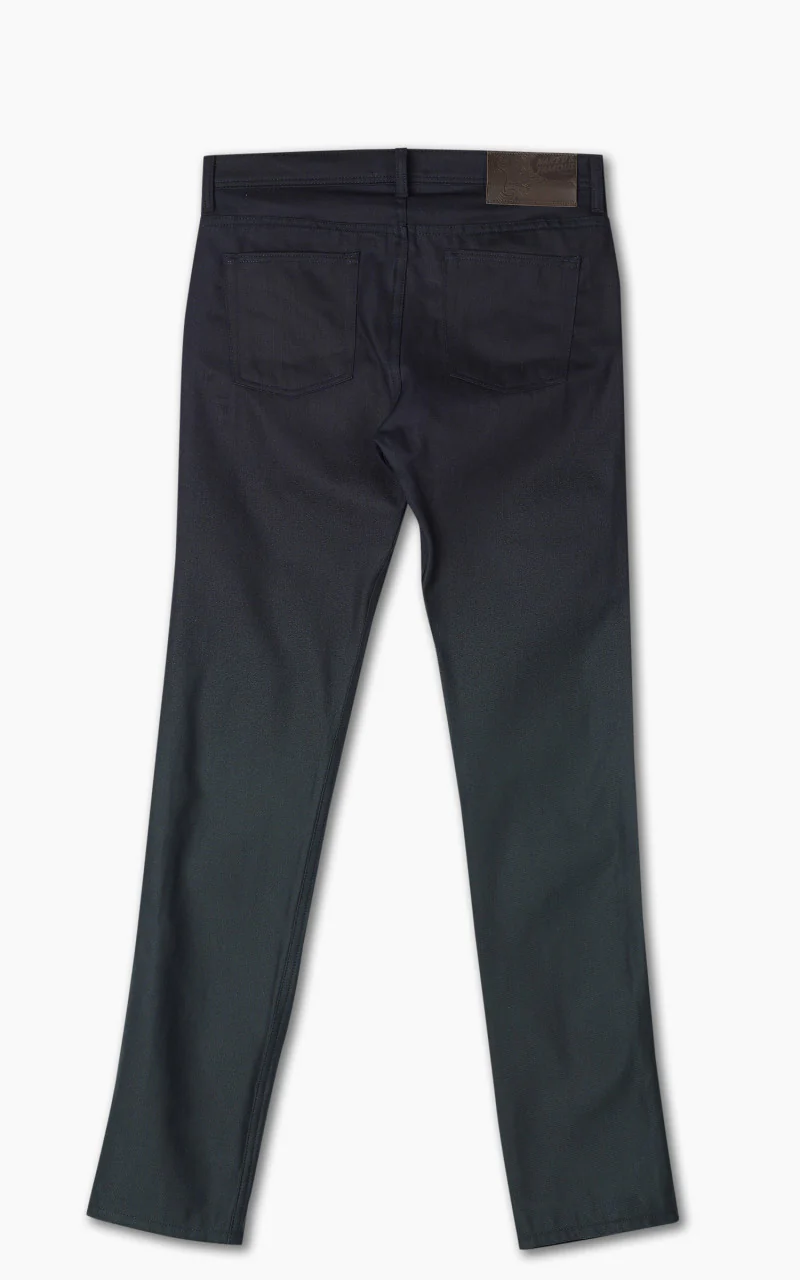 Naked & Famous Denim Weird Guy Gradient Denim Indigo Green 10oz - Image 5
