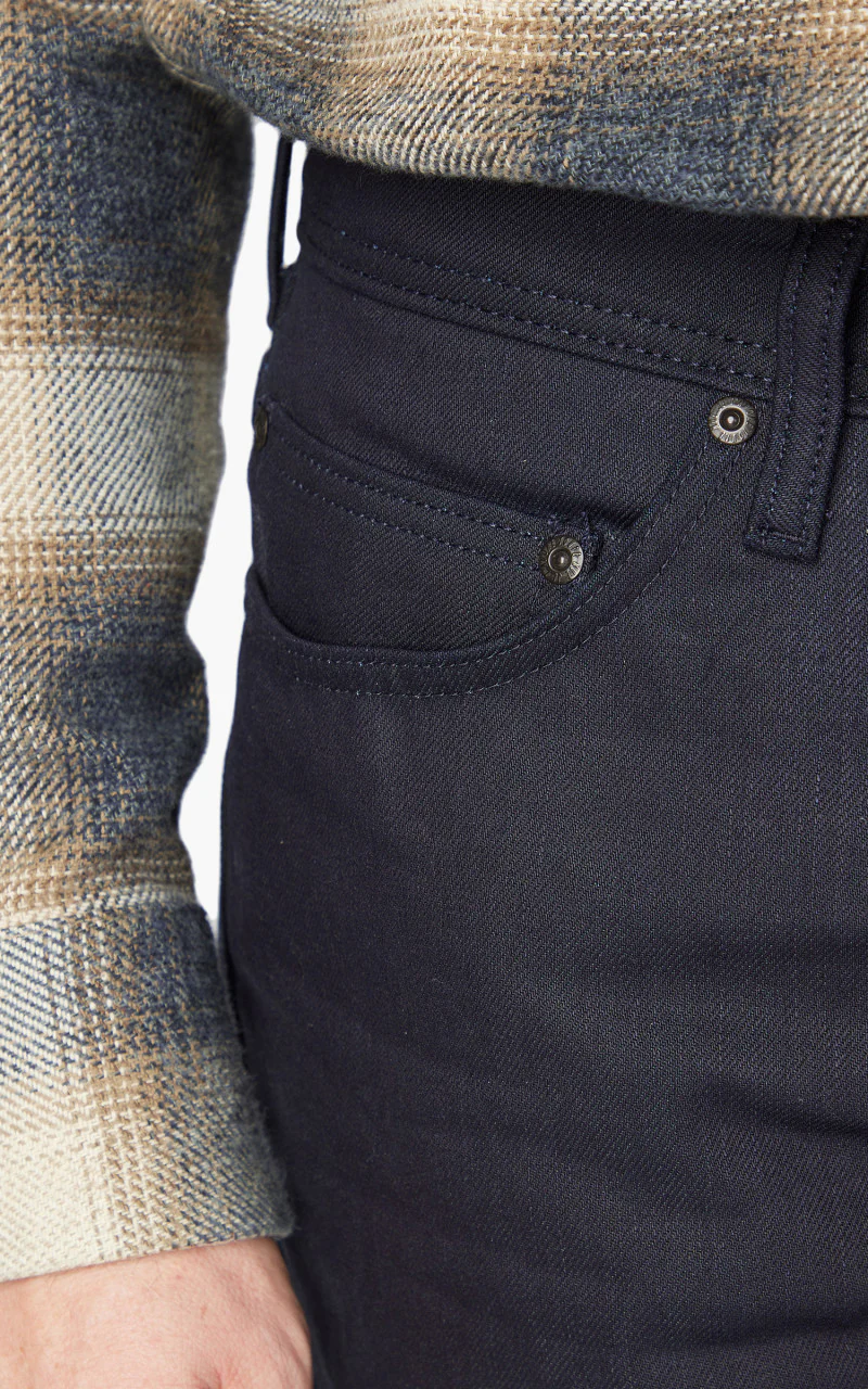 Naked & Famous Denim Weird Guy Gradient Denim Indigo Green 10oz - Image 6
