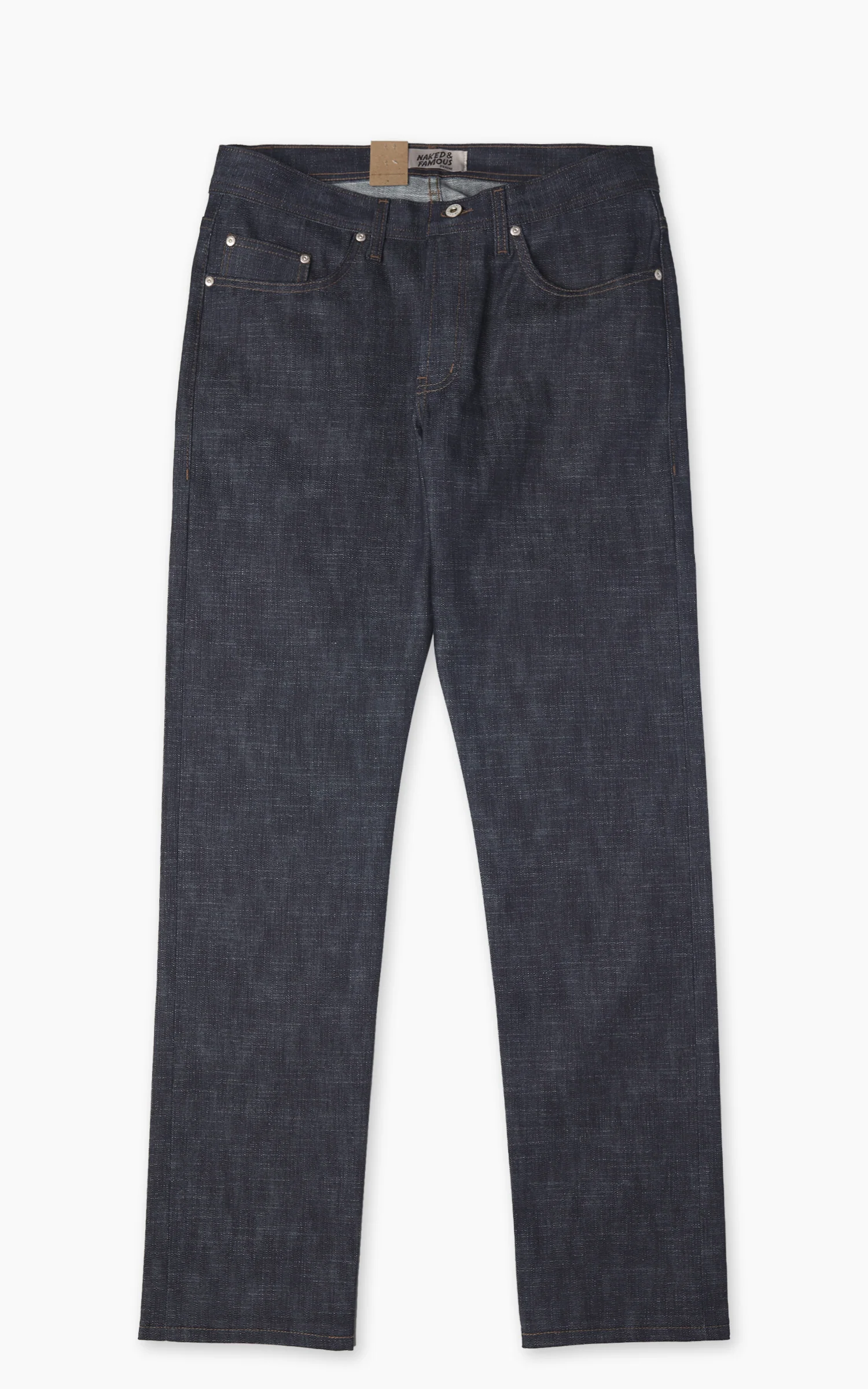 Naked & Famous Denim Weird Guy Greencast Stretch Selvedge Indigo 12.5oz - Image 5