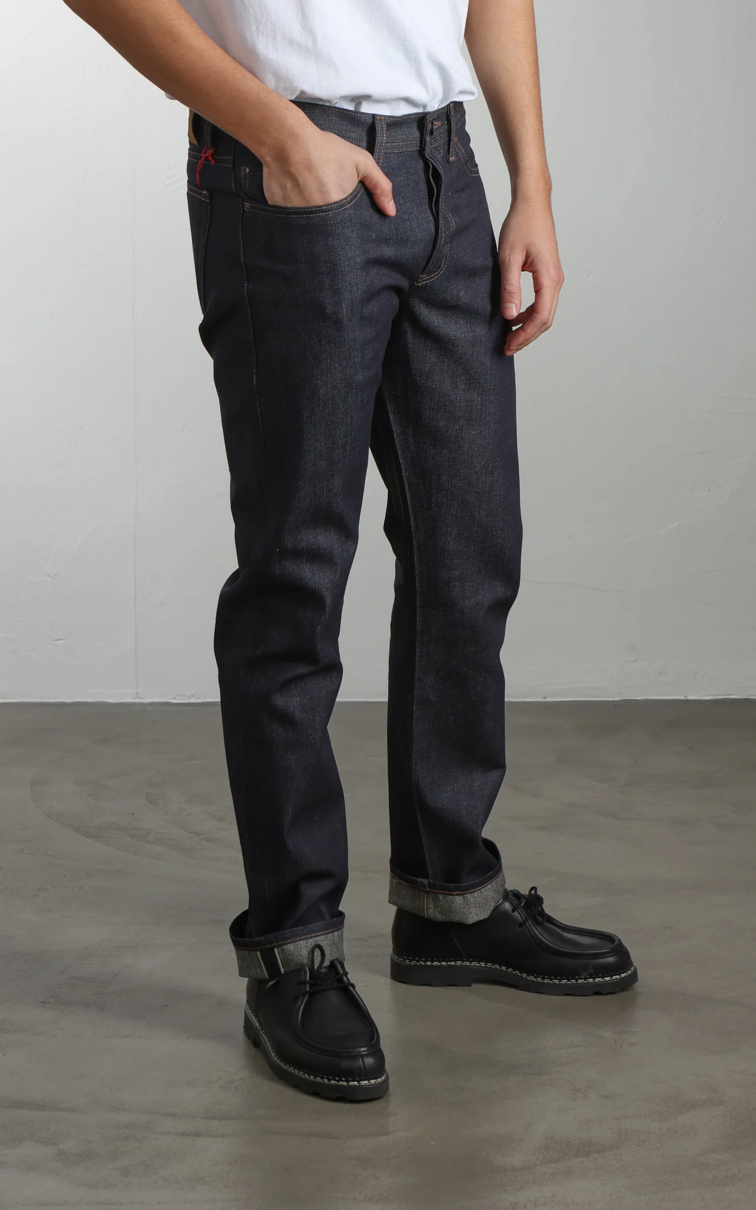 Naked & Famous Denim Weird Guy Hemp Blend Selvedge Indigo 11oz - Image 4