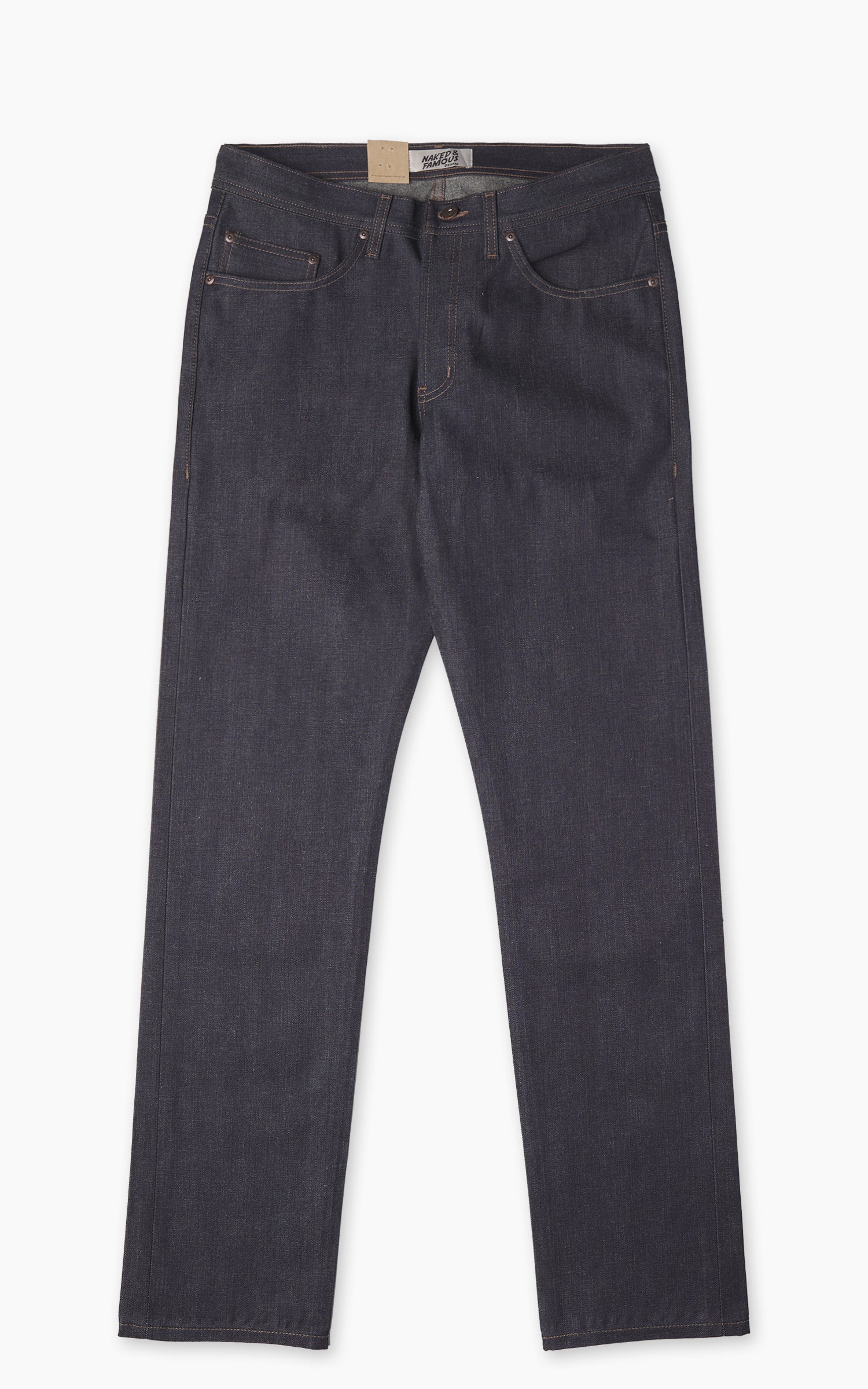 Naked & Famous Denim Weird Guy Hemp Blend Selvedge Indigo 11oz - Image 5