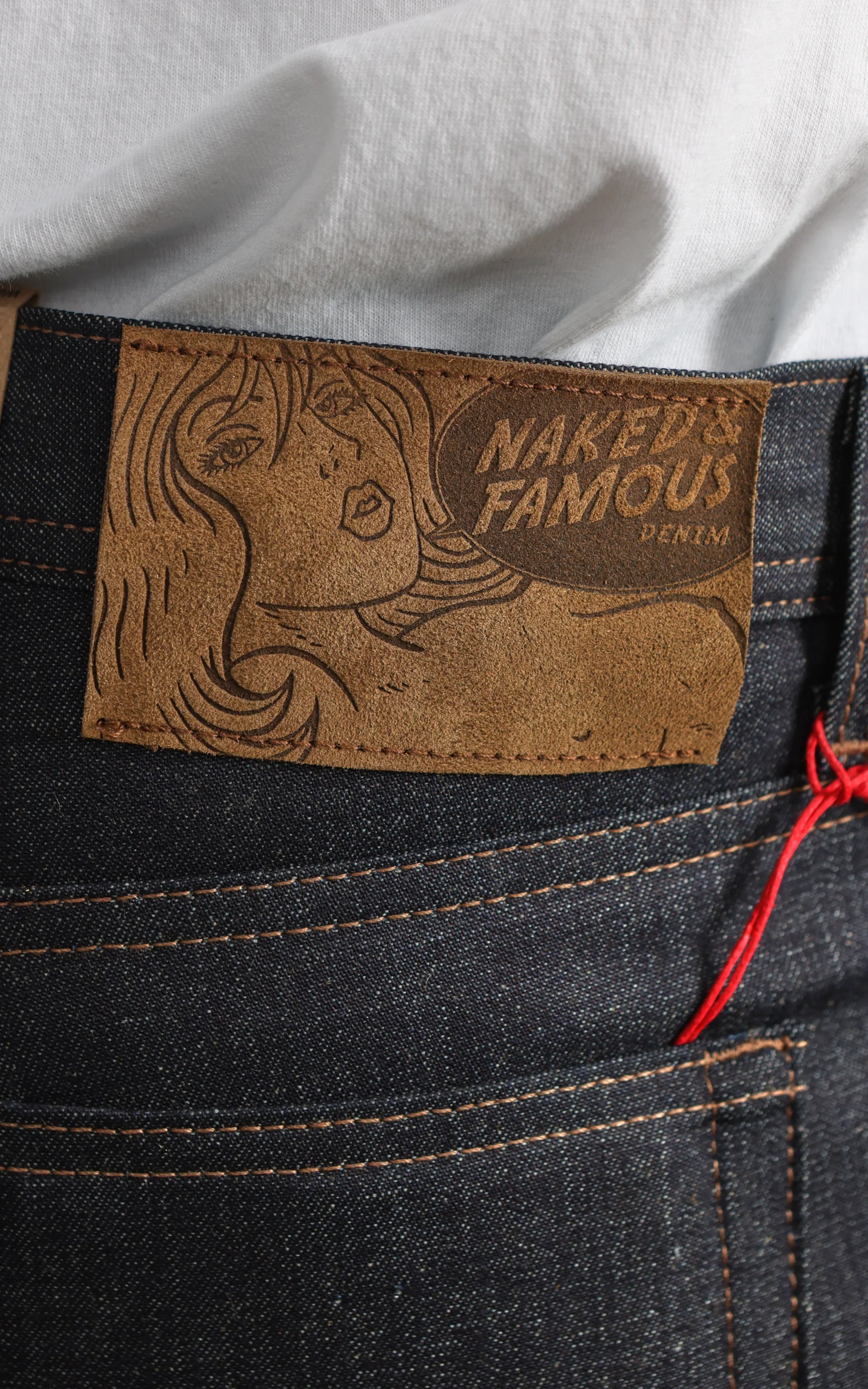 Naked & Famous Denim Weird Guy Hemp Blend Selvedge Indigo 11oz - Image 7