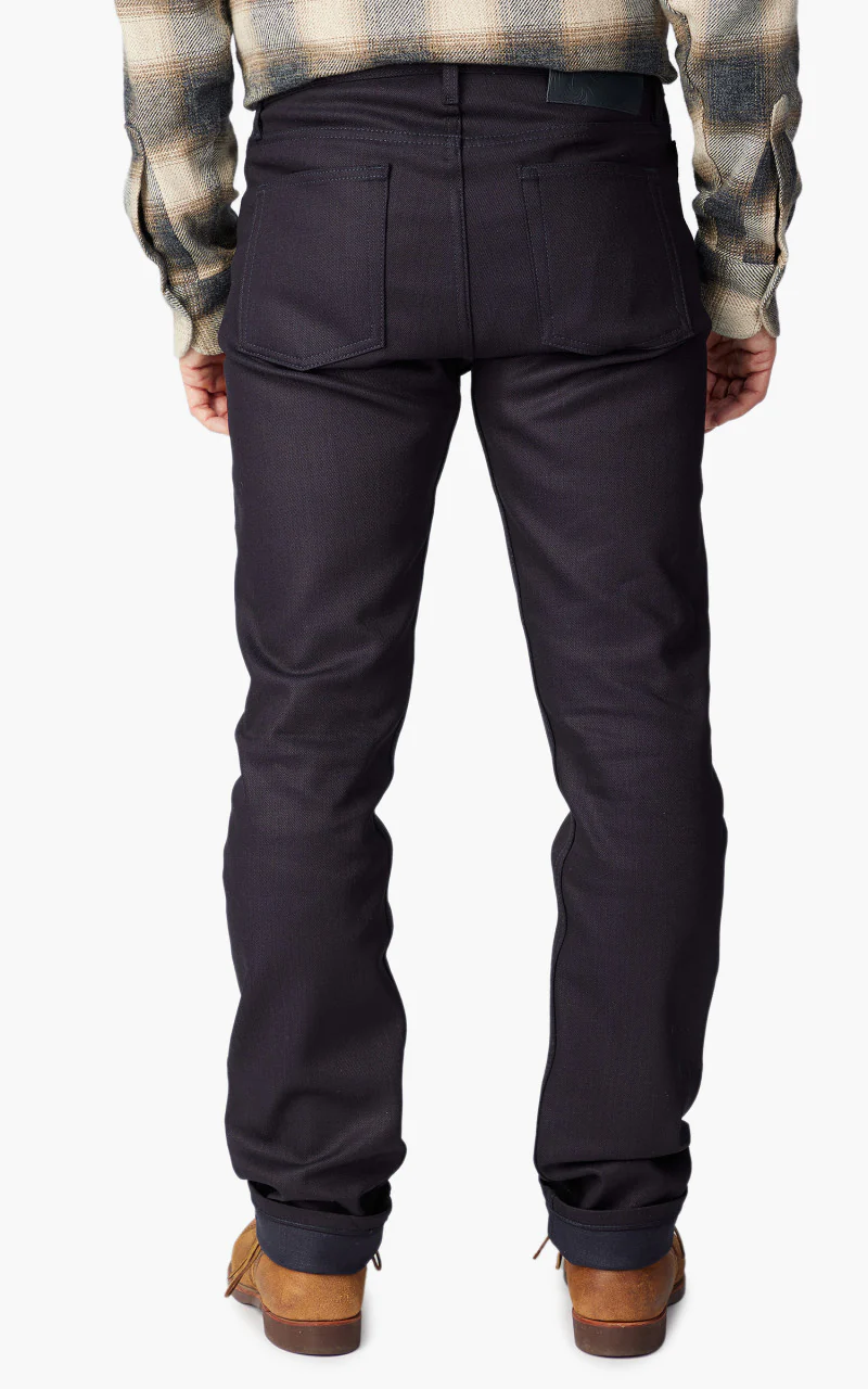 Naked & Famous Denim Weird Guy Indigo/Indigo Stretch Selvedge Dark Indigo 12oz - Image 4