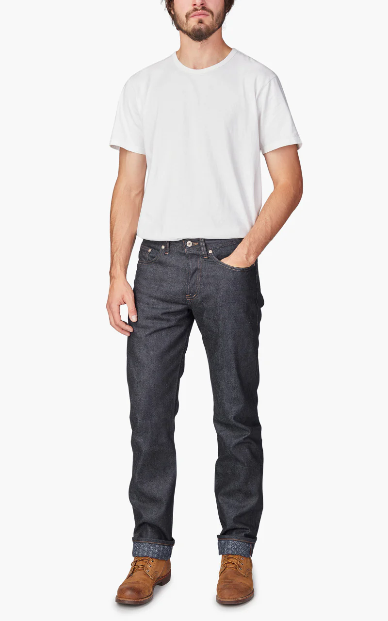 Naked & Famous Denim Weird Guy Kimono Print Selvedge - Image 2