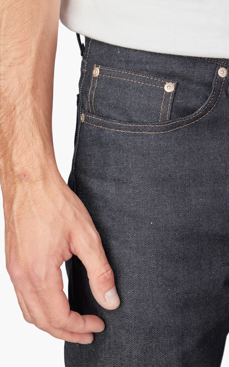 Naked & Famous Denim Weird Guy Kimono Print Selvedge - Image 5