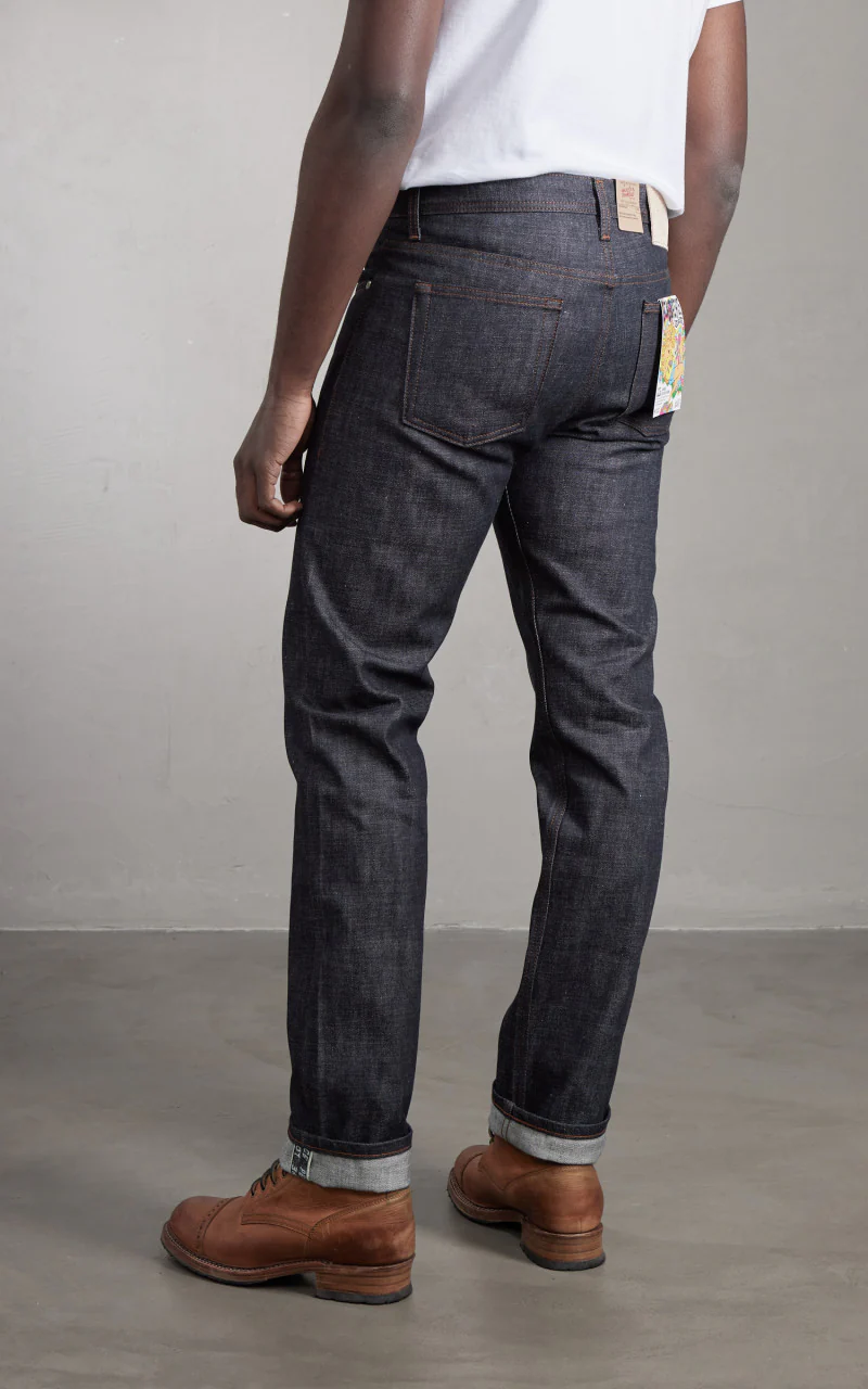 Naked & Famous Denim Weird Guy Love & Peace Selvedge 12.5oz - Image 4