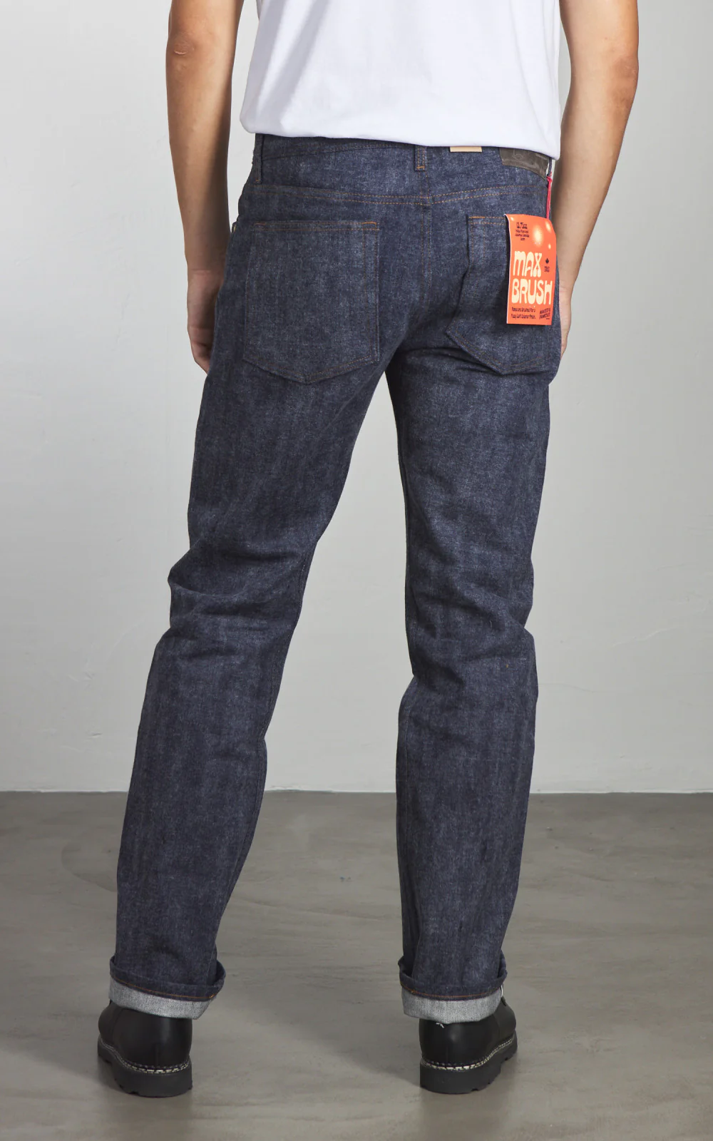 Naked & Famous Denim Weird Guy Max Brush Selvedge Indigo 13.75oz - Image 3