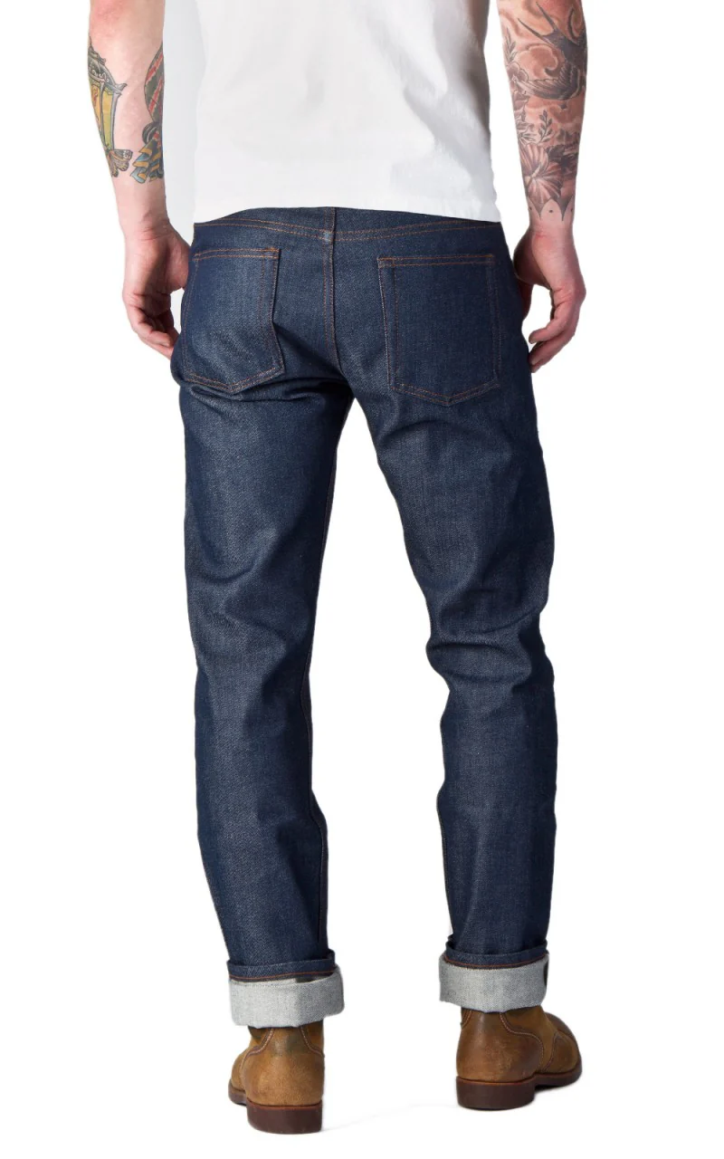 Naked & Famous Denim Weird Guy Natural Indigo Selvedge 12.5oz - Image 4