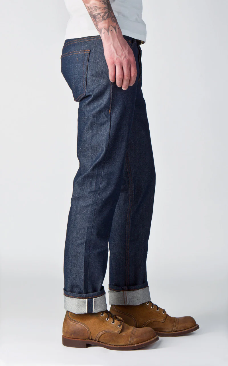 Naked & Famous Denim Weird Guy Natural Indigo Selvedge 12.5oz - Image 5