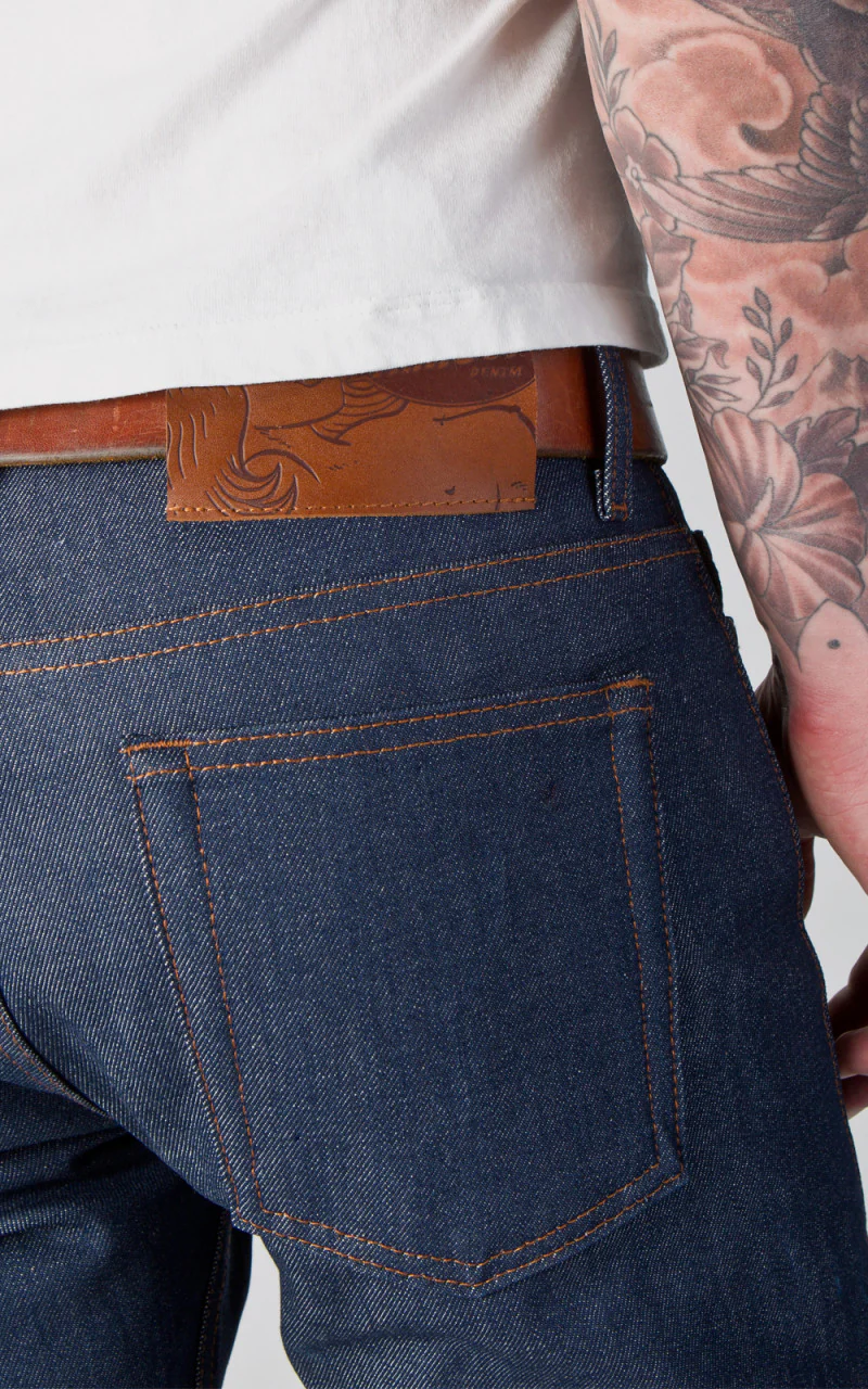 Naked & Famous Denim Weird Guy Natural Indigo Selvedge 12.5oz - Image 6