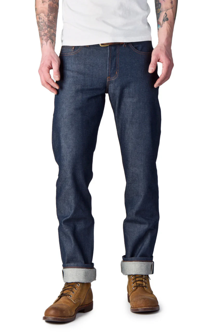 Naked & Famous Denim Weird Guy Natural Indigo Selvedge 12.5oz - Image 7