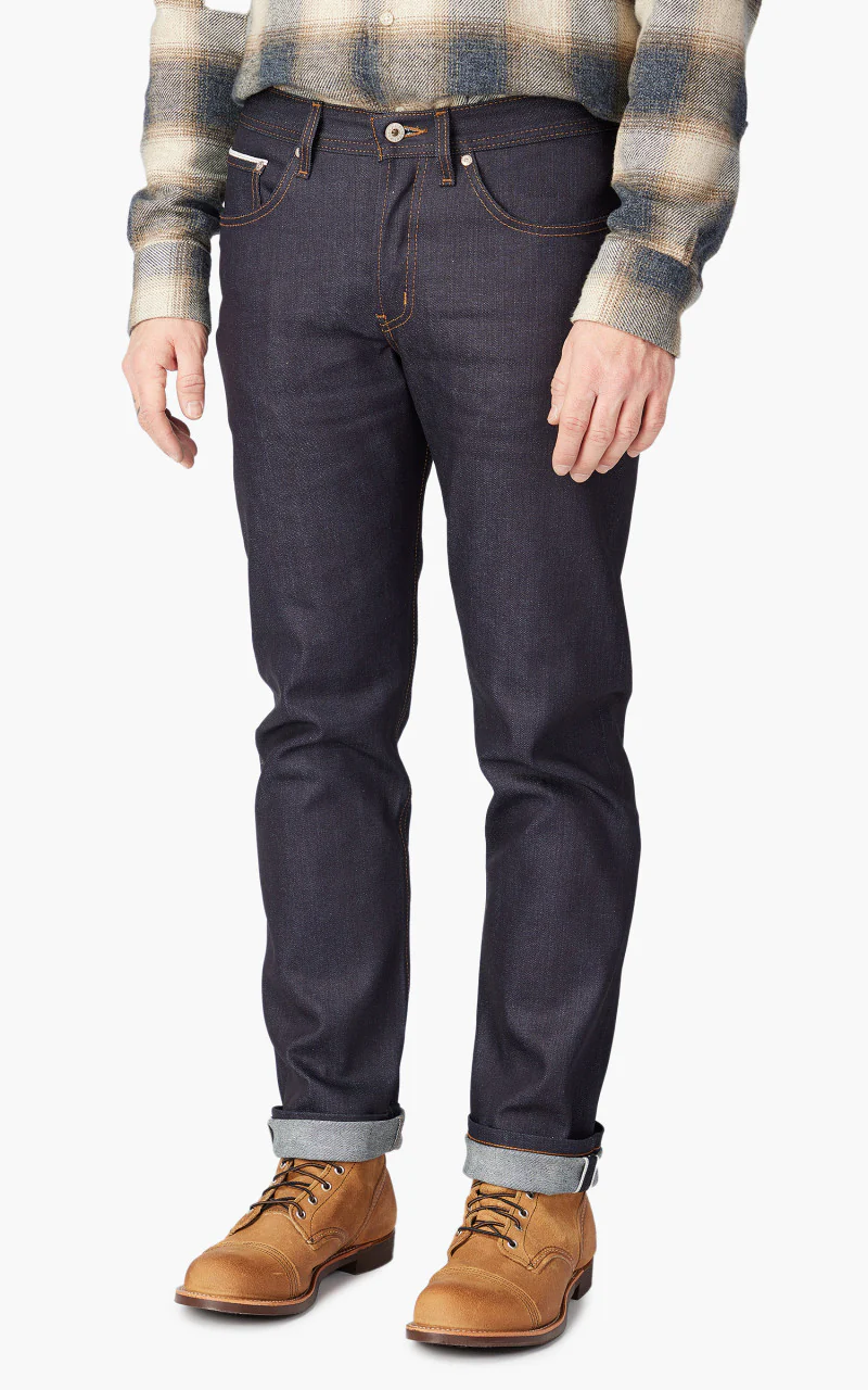 Naked & Famous Denim Weird Guy Nightshade Stretch Selvedge Indigo 12oz - Image 4