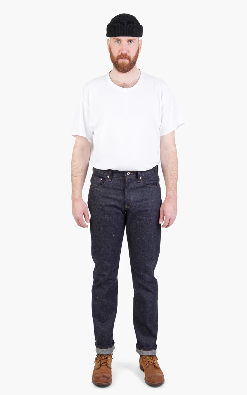 Naked & Famous Denim Weird Guy Recycled Kimono Weft Selvedge - Image 2
