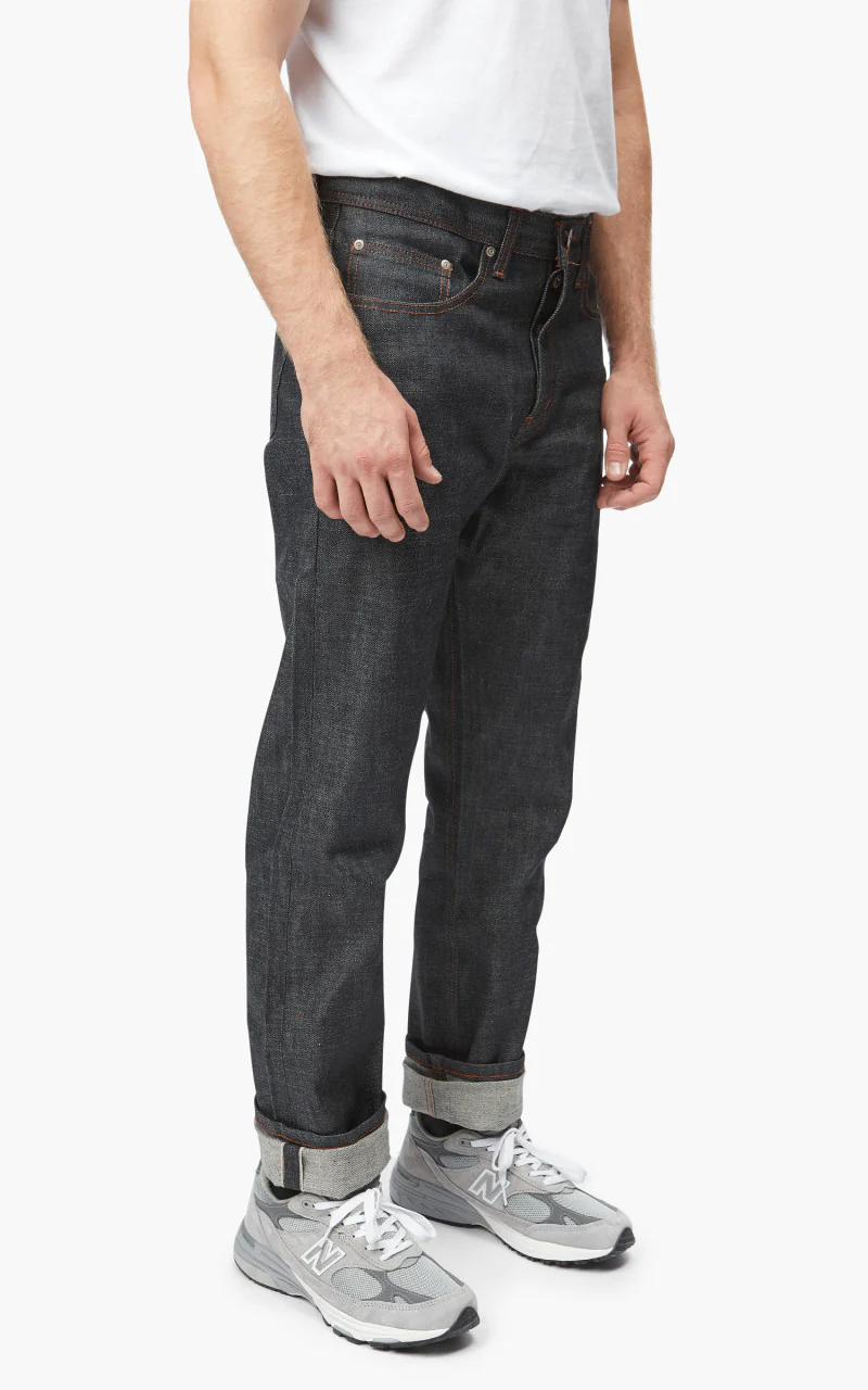 Naked & Famous Denim Weird Guy Red Gradient Core Selvedge Denim 12.5oz - Image 4