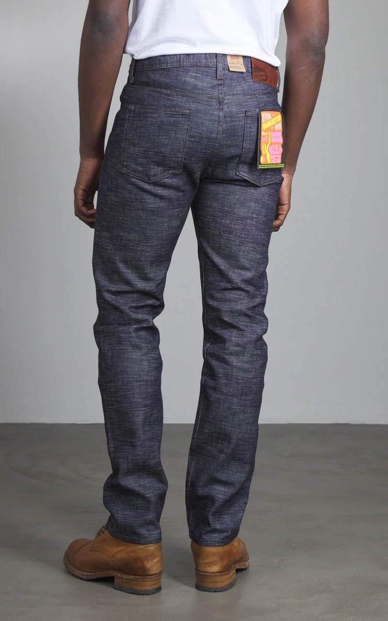 Naked & Famous Denim Weird Guy Revival Frankenstein Denim Indigo 14oz - Image 3