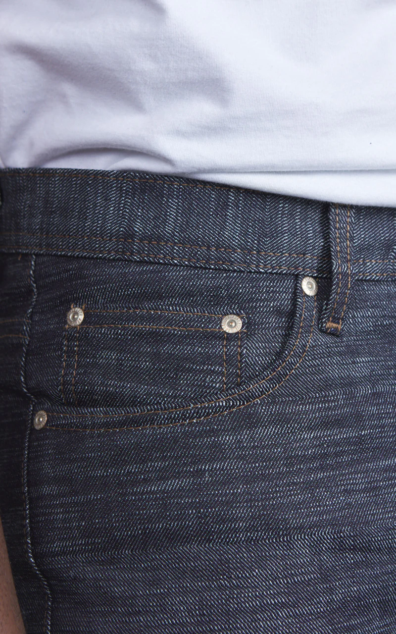 Naked & Famous Denim Weird Guy Revival Frankenstein Denim Indigo 14oz - Image 6