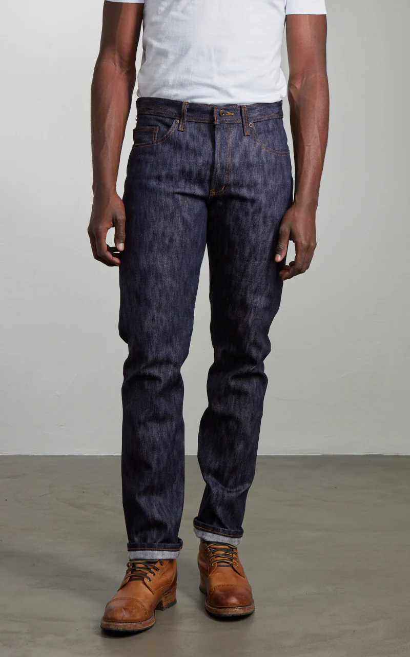 Naked & Famous Denim Weird Guy Sakura Slub Selvedge Indigo 16.5oz - Image 2