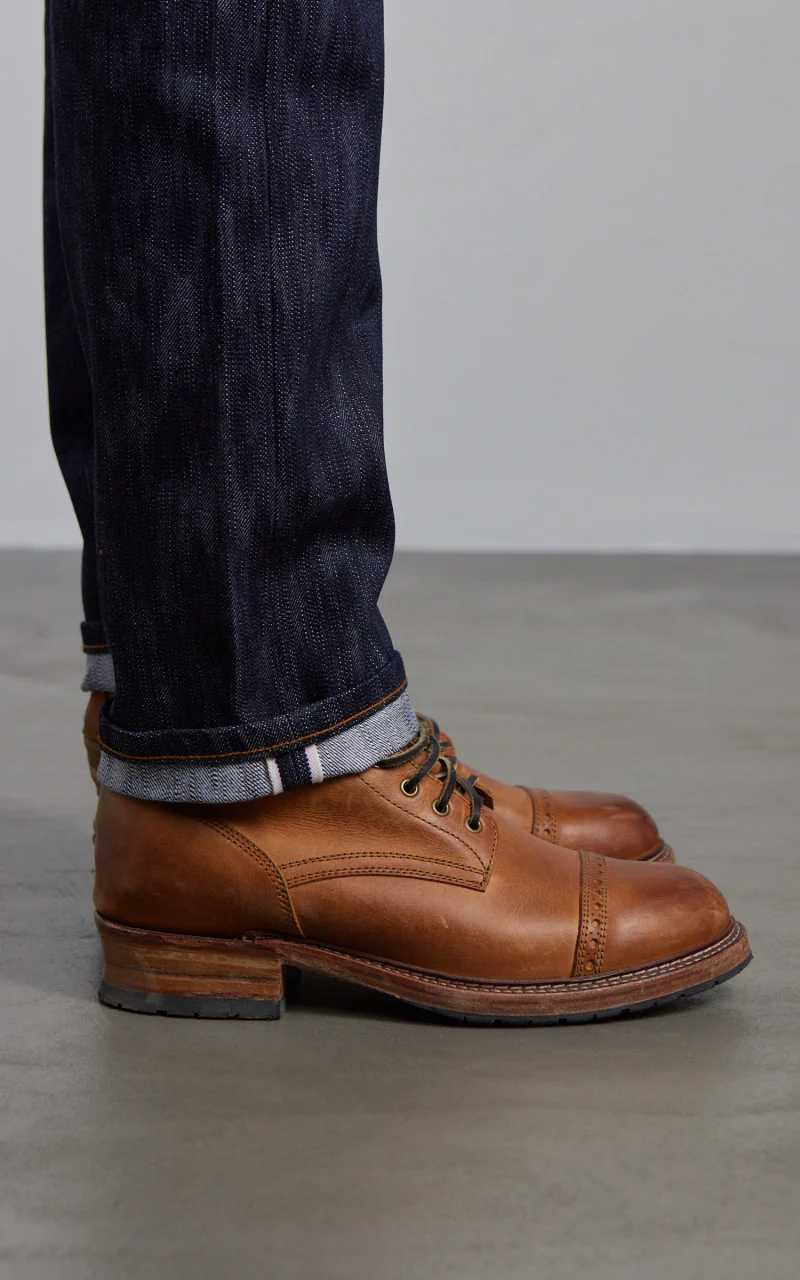Naked & Famous Denim Weird Guy Sakura Slub Selvedge Indigo 16.5oz - Image 7
