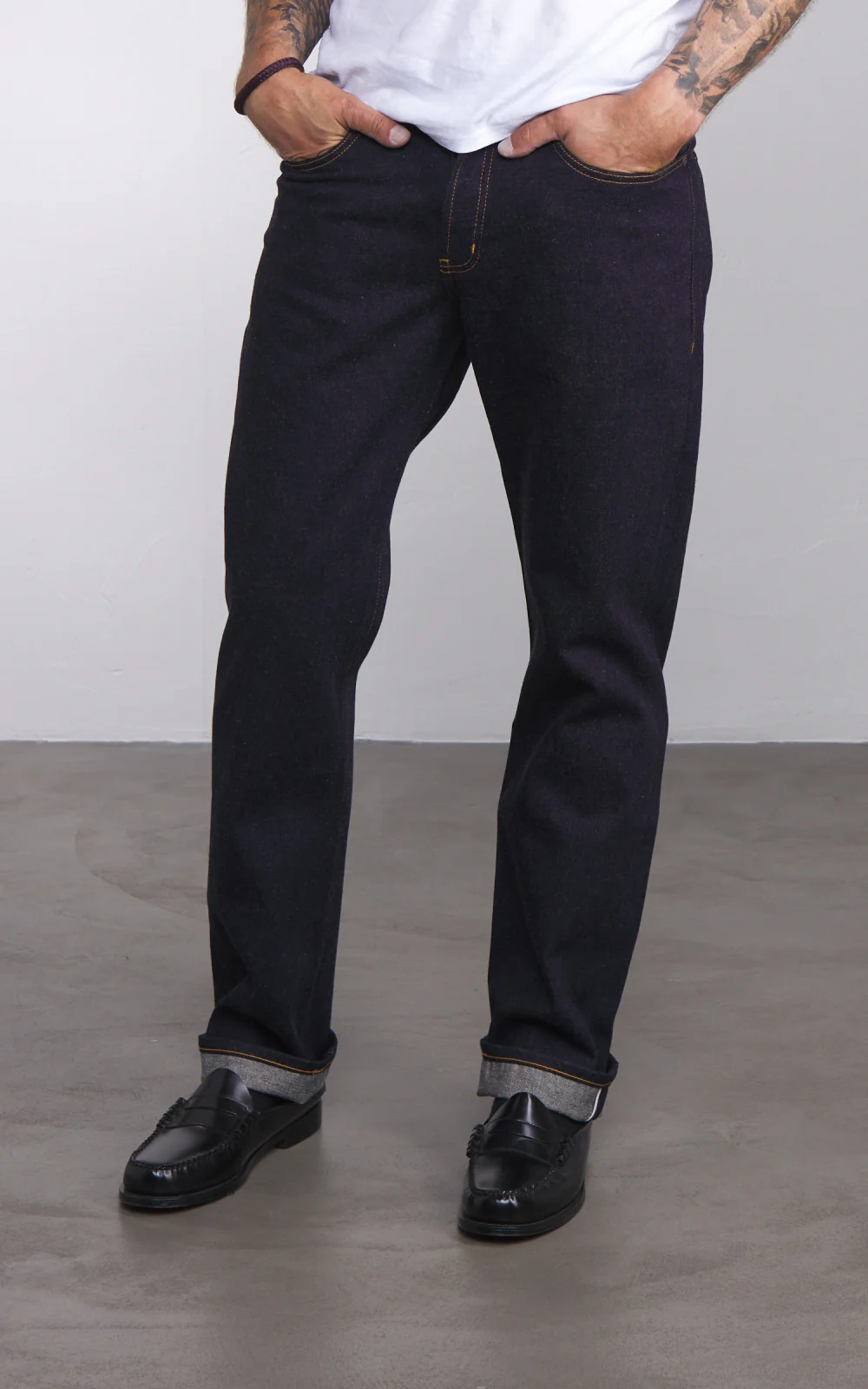 Naked & Famous Denim Weird Guy Sea Island Selvedge Indigo 12oz - Image 2