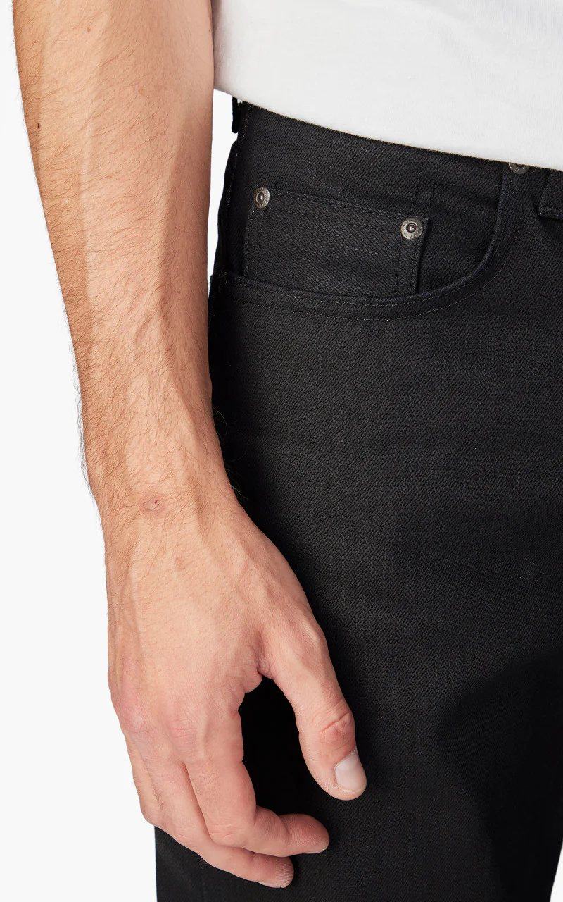 Naked & Famous Denim Weird Guy Sumi Ink Coated Selvedge 13oz - Image 5