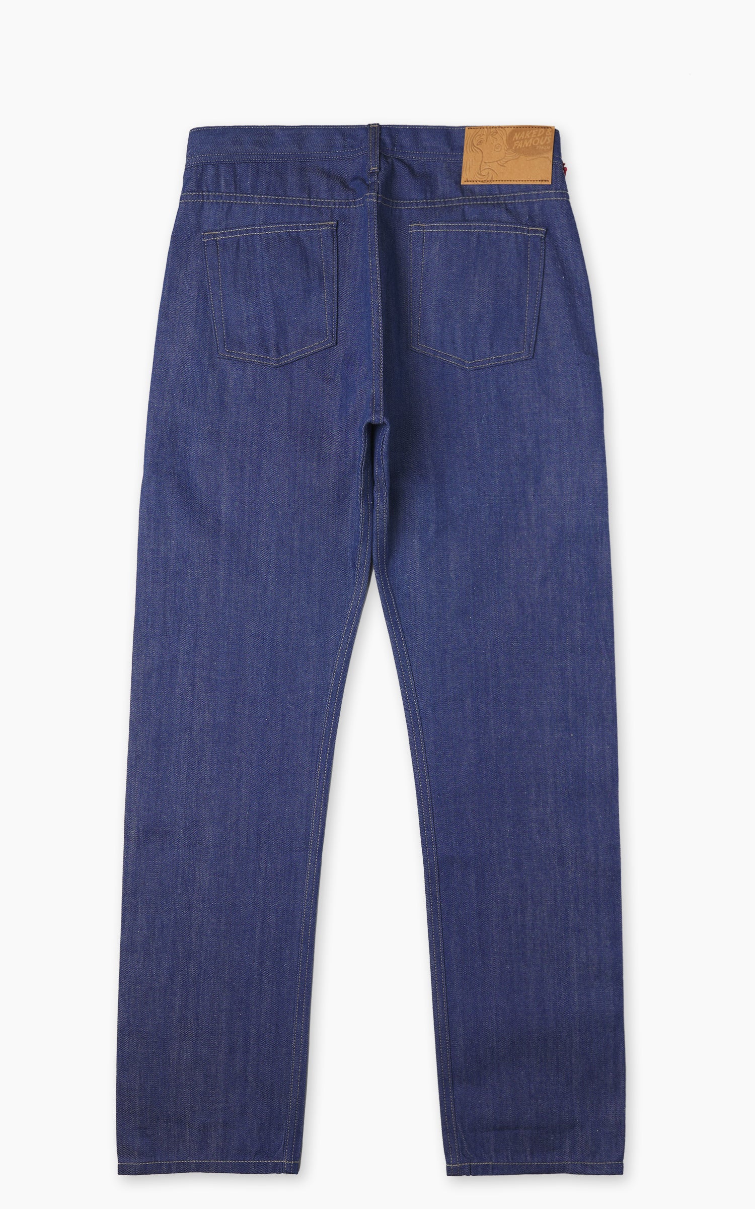 Naked & Famous Denim Weird Guy The Cat’s Pyjamas Selvedge Blue - Image 5