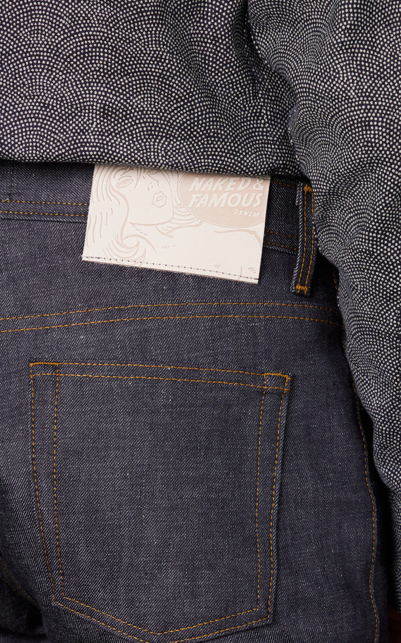 Naked & Famous Denim Weird Guy Tried & True Selvedge Indigo - Image 5
