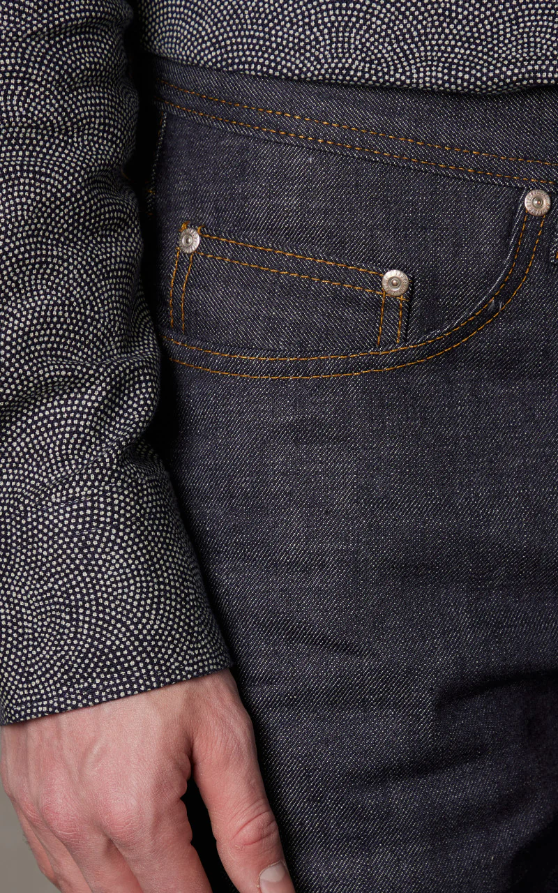 Naked & Famous Denim Weird Guy Tried & True Selvedge Indigo - Image 7