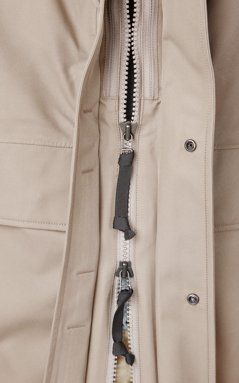 Nanamica 2L GORE-TEX Cruiser Jacket Beige - Image 8