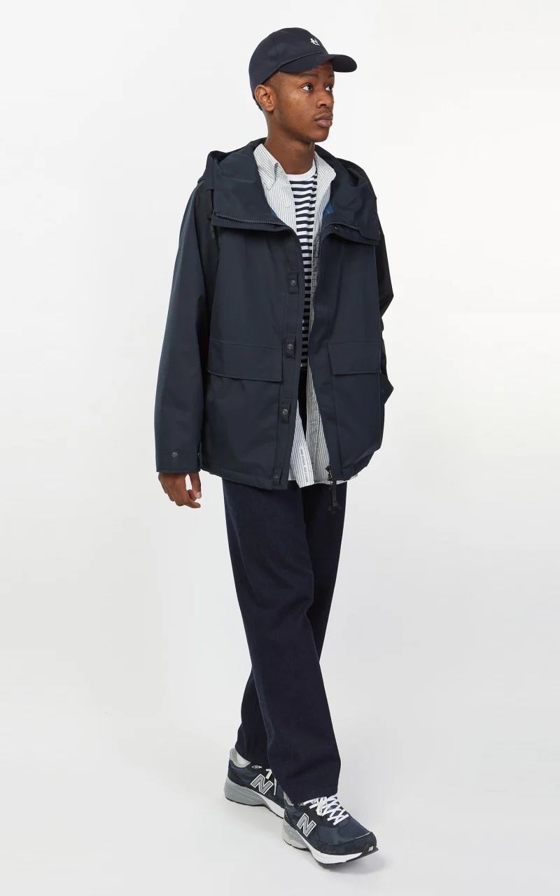 Nanamica 2L GORE-TEX Cruiser Jacket Navy - Image 4