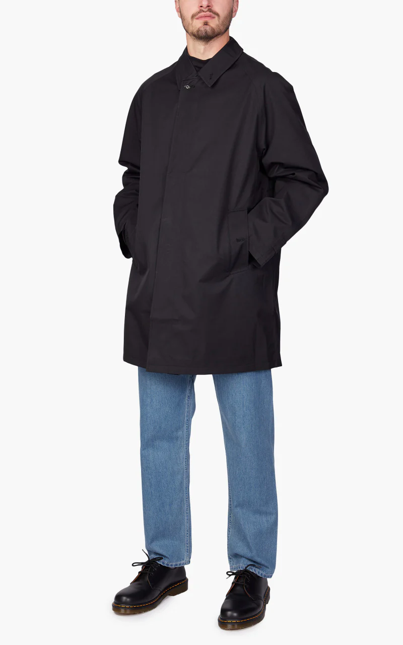 Nanamica 2L GORE-TEX Soutien Collar Coat Black - Image 2