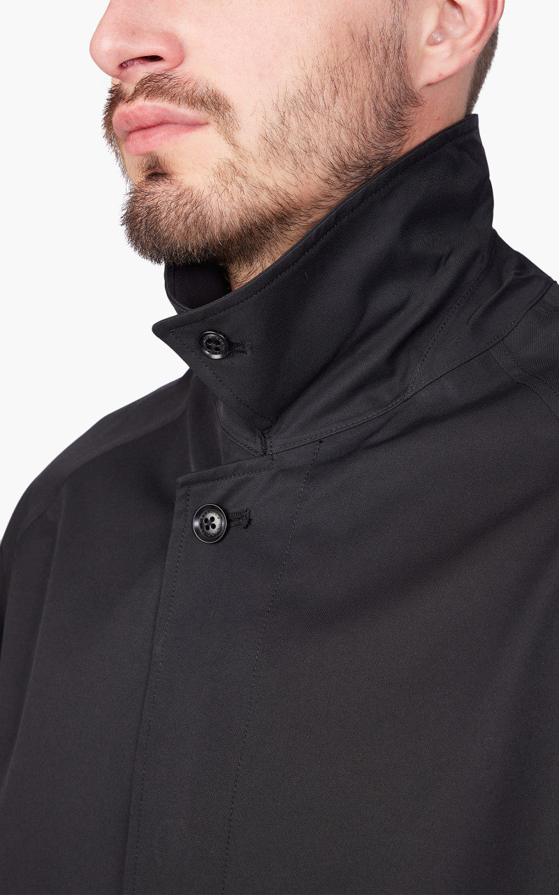 Nanamica 2L GORE-TEX Soutien Collar Coat Black - Image 6