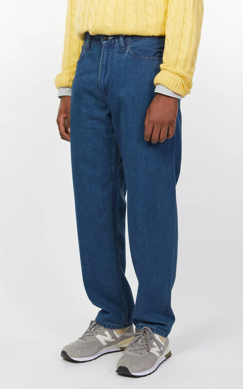 Nanamica 5 Pockets Pants Indigo Bleach - Image 4