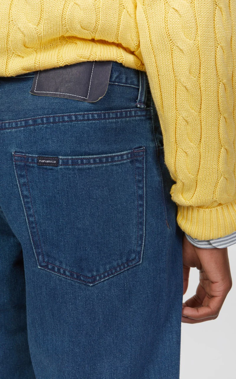Nanamica 5 Pockets Pants Indigo Bleach - Image 7