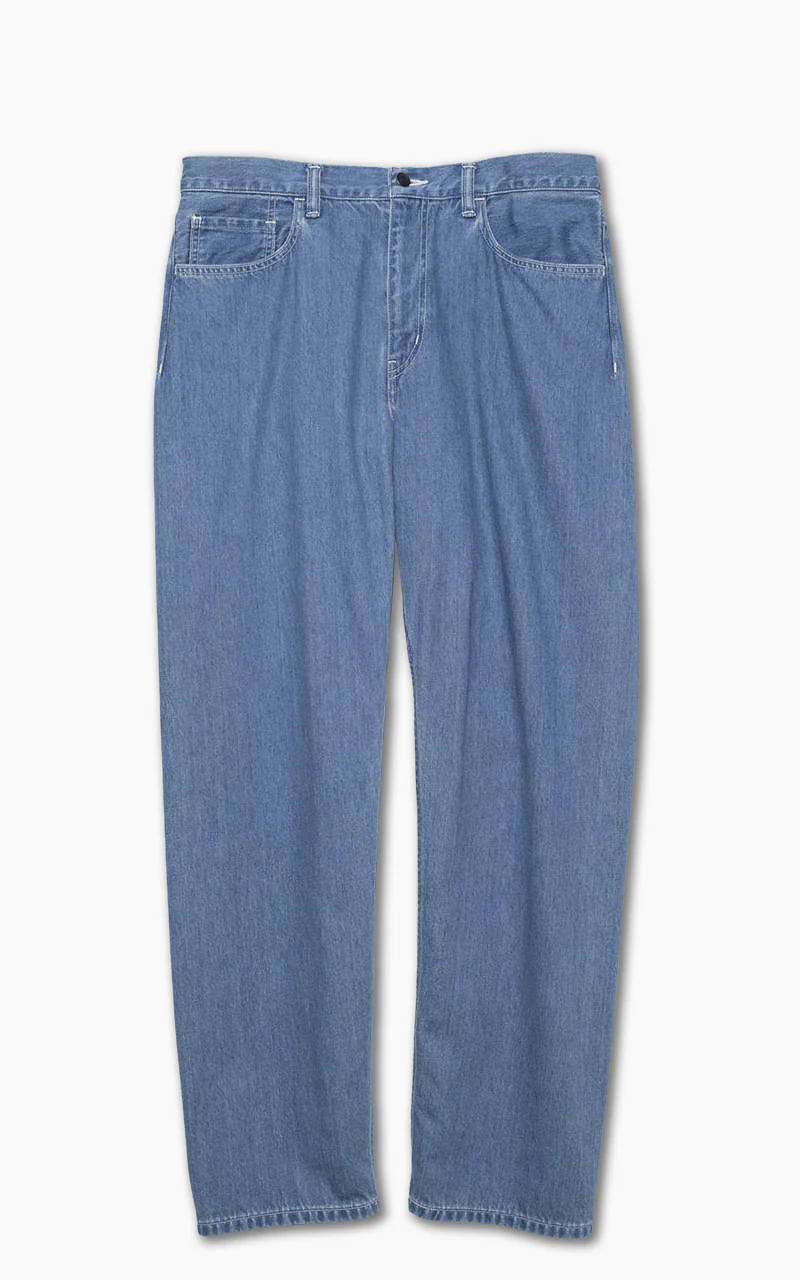 Nanamica 5Pockets Straight Denim Pants Indigo Bleach