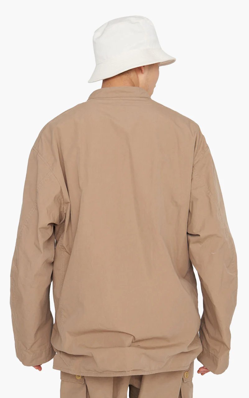 Nanamica Band Collar Jacket Camel - Image 6