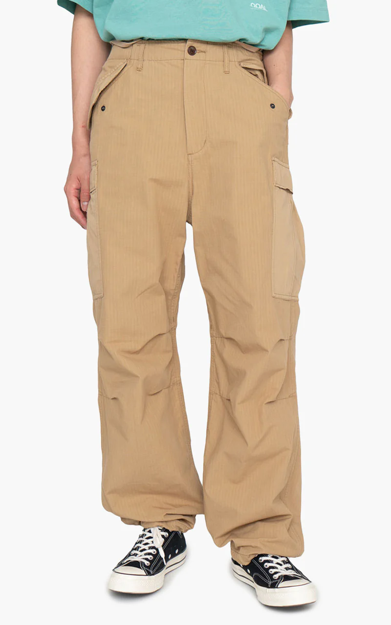 Nanamica Cargo Pants Beige - Image 10