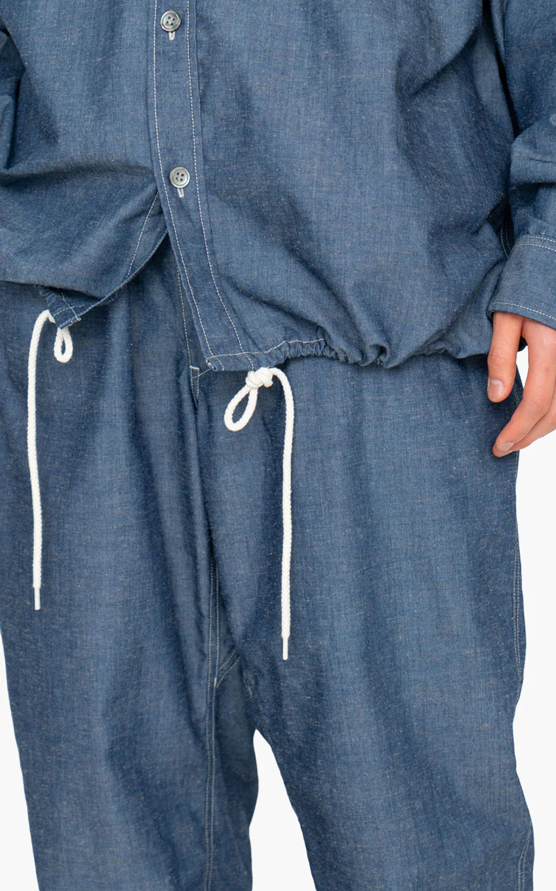 Nanamica Chambray CPO Shirt Jacket Indigo - Image 10