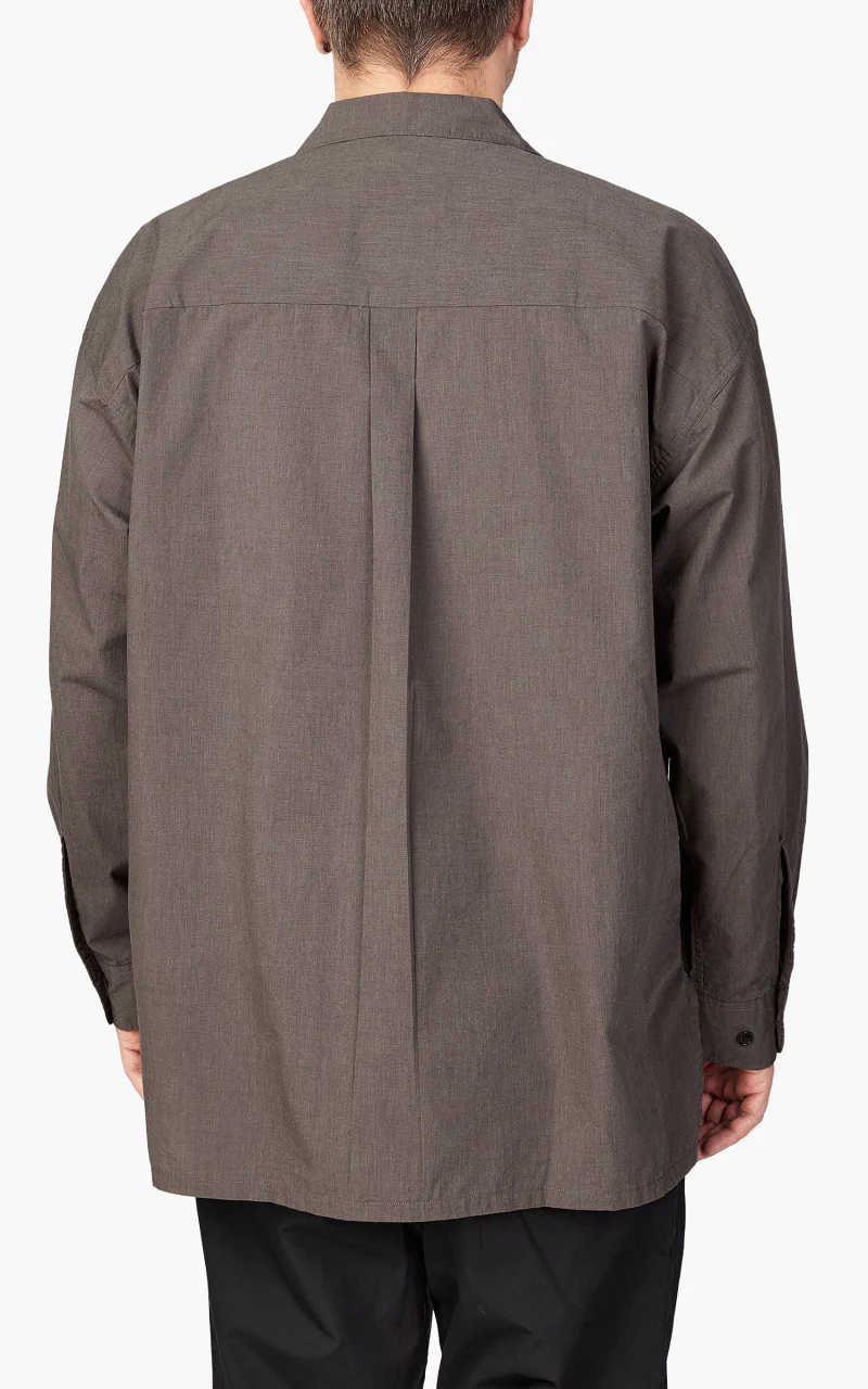 Nanamica Chambray Deck Shirt Mocha - Image 4
