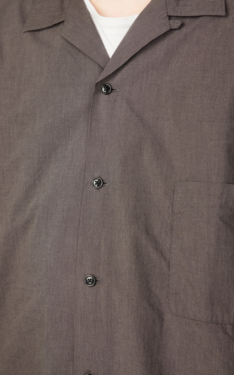 Nanamica Chambray Deck Shirt Mocha - Image 5