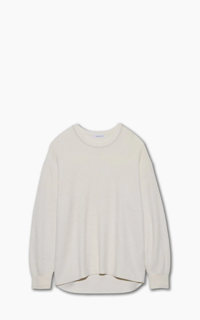 Nanamica Crew Neck L/S Thermal Tee Natural
