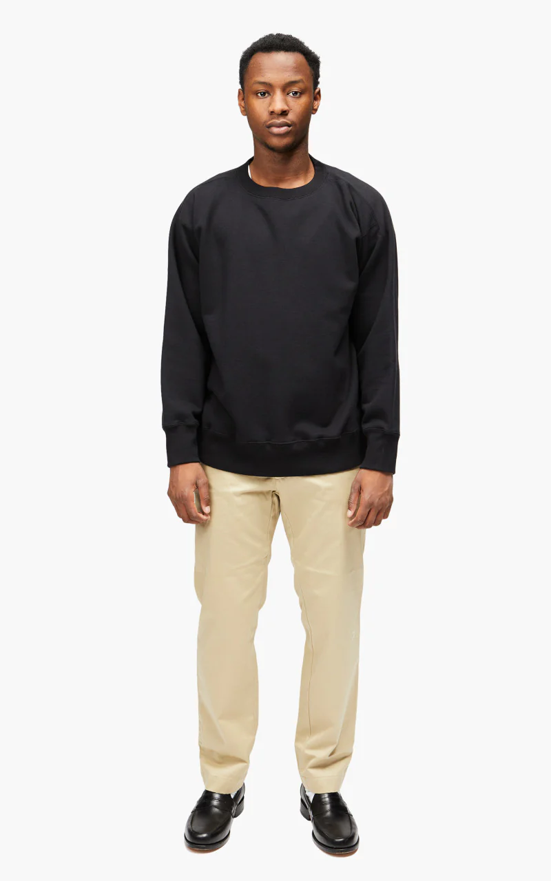 Nanamica Crew Neck Sweat Black - Image 2