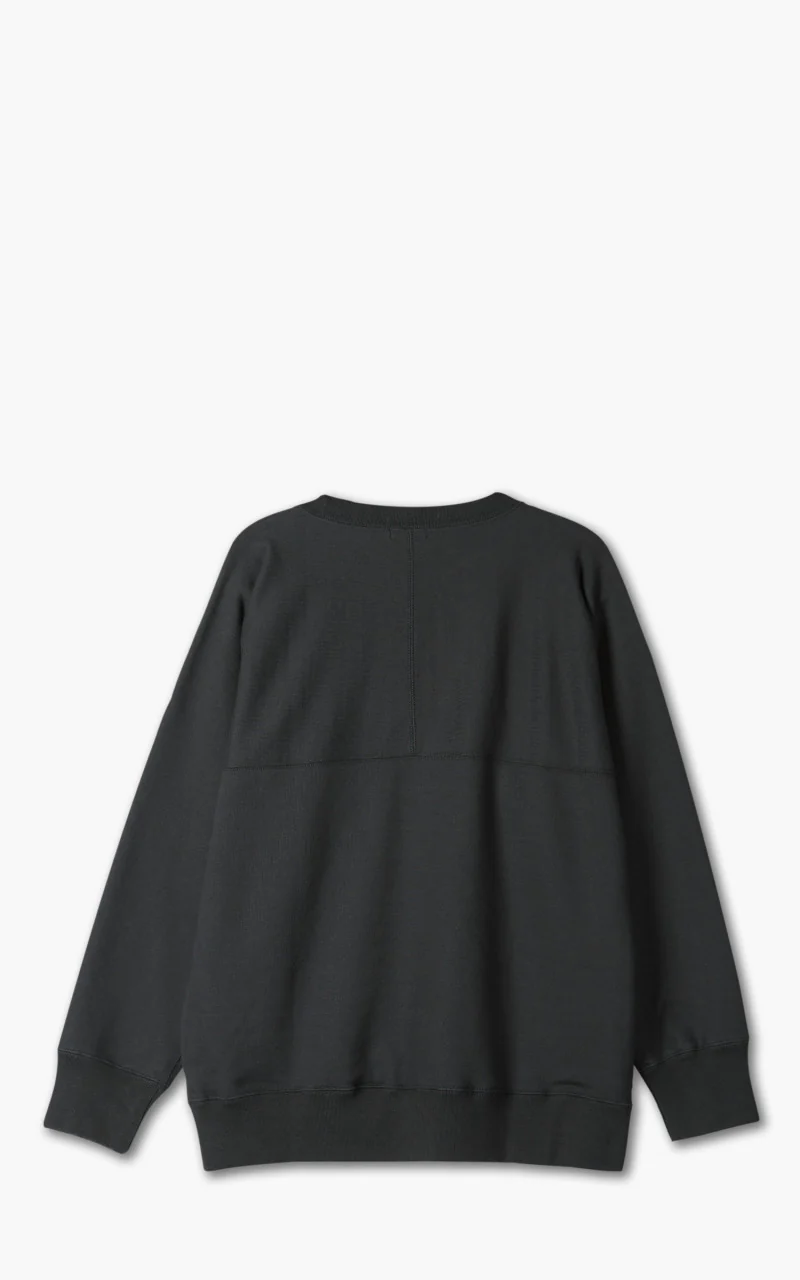 Nanamica Crew Neck Sweat Black - Image 4